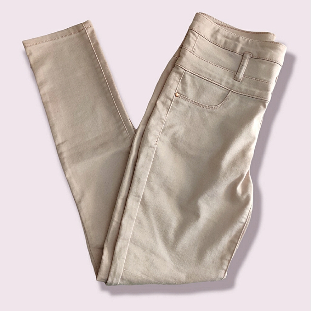 Refuge Light Pink 3 Button High Waisted Pants